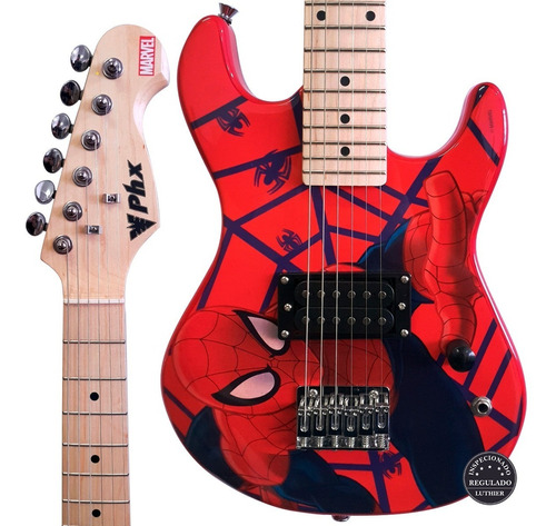 Guitarra Infantil Marvel Homem-aranha Phx Gms-k1 Oferta!
