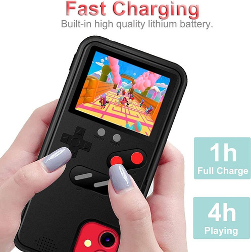 Funda Game Box Retro Para iPhone 11 11 Pro 11 Pro Max Color Negro