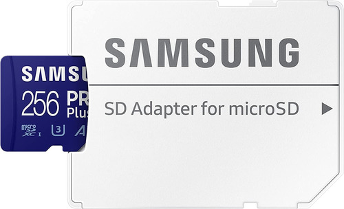 Imagen 6 de 7 de Tarjeta De Memoria Samsung Pro Plus Adaptador 256gb 160mb/s Mb-md256ka/am