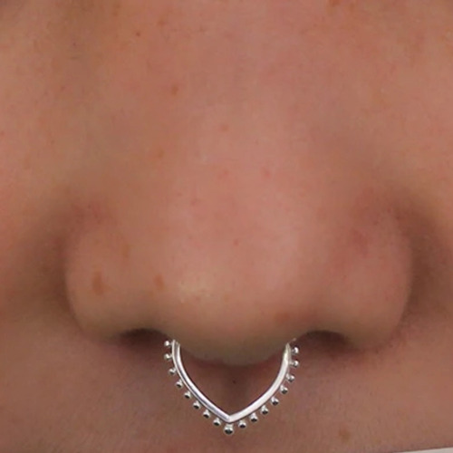 Arete Ear Cuff Piercing Septu Oreja Simulador Plata Ley 925