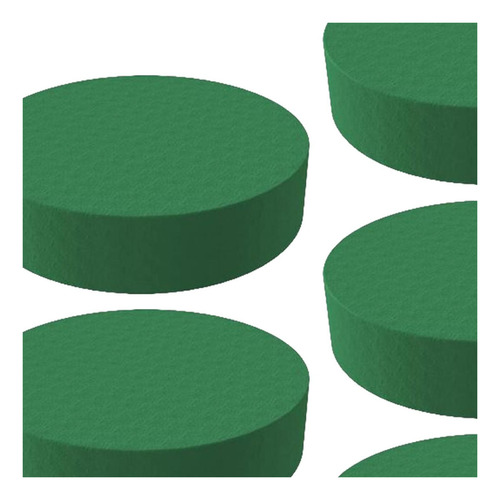 Suporte Para Blocos De Tijolos Redondos 16,5 Cm X 4 Cm Verde