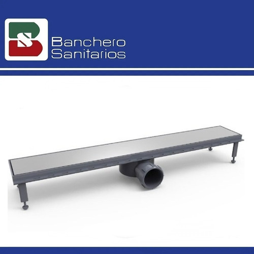 Desagüe Lineal 60 Cm Abs Rejilla Acero Inox Ideal P