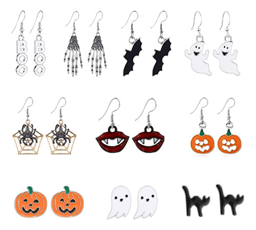 Pendientes De Halloween Para Mujeres Y Niñas, Bonitos Pendie