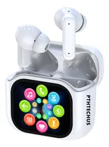 Comprar Audifonos Pthtechus By16 Pantalla Táctil Auriculares Cancelacion De Ruido Bluetooth Inalámbricos Micrófono Integrado Impermeable Ipx5 Headphones Deportivos In-ear Headset Color Blanco