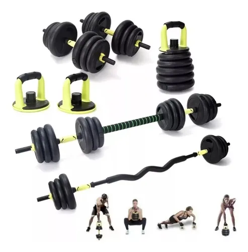 SET DE PESAS 15KG – CASA MIL DEPORTES