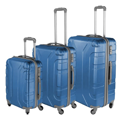 Set De 3 Valijas De Viaje Rígidas Arye Con Ruedas