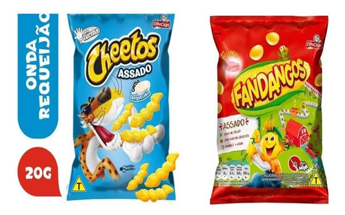 Salgadinhos Cheetos Requeijão+fandangos Presunto 30un Total