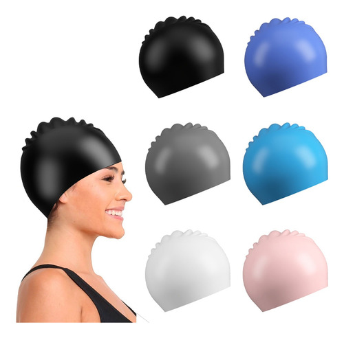 Gorros De Natación De Silicona Piscina Baño Adulto Niño