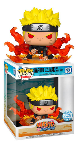 Figura Funko Pop Deluxe: Naruto Jinchuriki 9 Colas Exclusivo