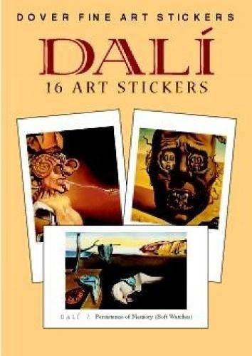 Dali 16 Art Stickers, De Dalí, Salvador. Editorial Dover Publications, Tapa Blanda En Inglés, 1997