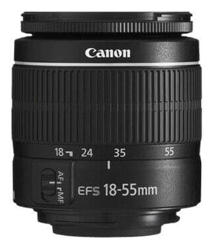 Lente Canon EF-S 18-55 mm F/3.5-5.6 Iii Color Negro