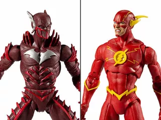 Multiverse Earth -52 Batman Red Death & The Flash Two-pack