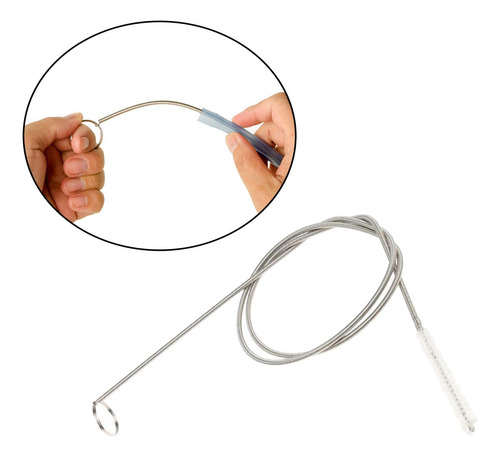 Cepillo De Limpieza De Tubos Con Cerdas De Nailon Suave Para