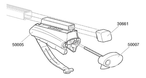 Peça De Reposição Thule Rapid System 775