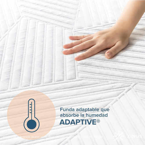 Colchón Individual De Memory Foam Y Resortes Independientes