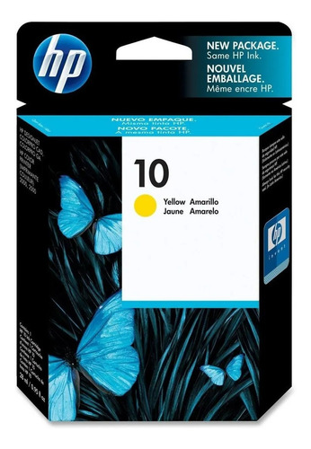 Cartucho Hp 10 Amarillo C4842a 2000 2500 Designjet Blister