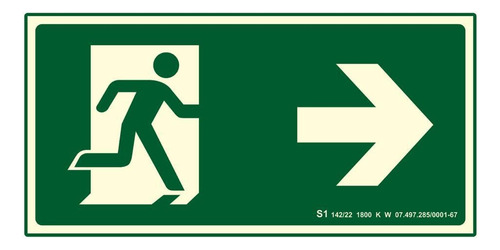 Kit 25 Placas De Sinalização Fotoluminescente Diversas