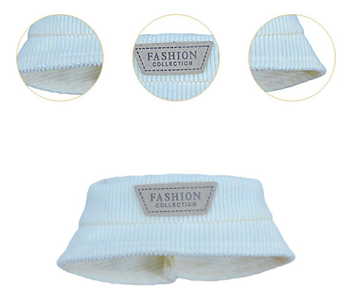 Sombrero De Muñeca De 15 Cm, Elegante Estilo A Blanco
