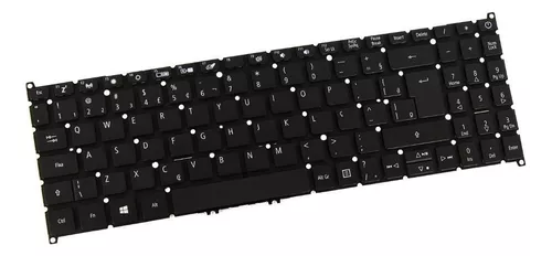 Teclado Acer Aspire 3 A315-42g-r6fz Padrão Português Brasil Cor