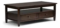 Comprar Mesa De Centro De Madera Color Marrón, 2 Niveles