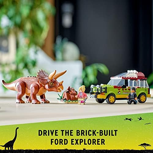 Lego Jurassic Park Investigación Triceratops, Juguete Jurass