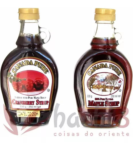 Xarope De Bordo Maple Syrup Natural Canada Pure - 100% - Hachi8