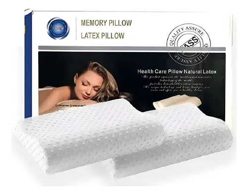 comprar Pack X2 Almohada Ortopédica Cervical Memory Pillow Color Bla