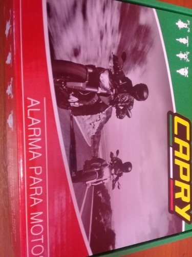 Imagen 2 de 5 de Alarma Para Motos Capry Para Todos Los Tipos De Moto