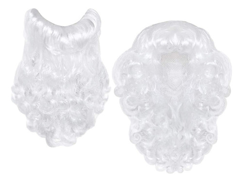 Papai Noel Peruca Barba Desempenho De Natal Cabelo Facial