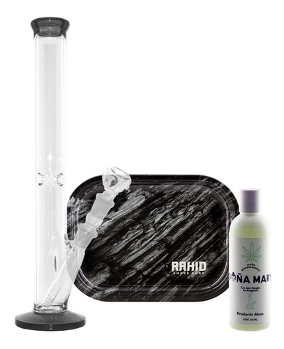 Mega Ice Bong De 42cm Con Charola Y Jabon 240ml