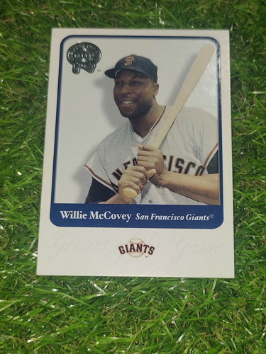 Cv Willie Mccovey 2001 Fleer Greats Of The Game