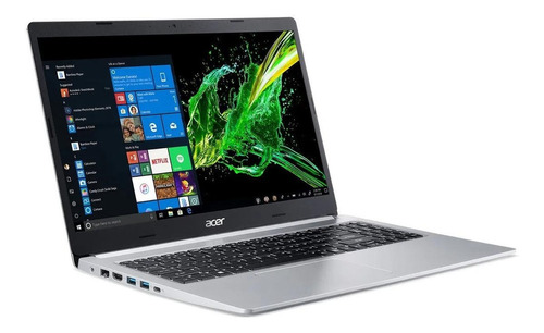 Portátil Acer Aspire 5 A515-54 plateada 15.6", Intel Core i5 10210U  8GB de RAM 512GB SSD, Intel UHD Graphics 620 60 Hz 1920x1080px Windows 10 Home