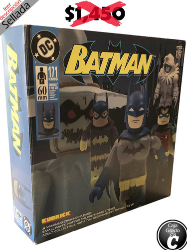 Medicom Kubrick Set Batman Robin Batgirl (original) (Usado)