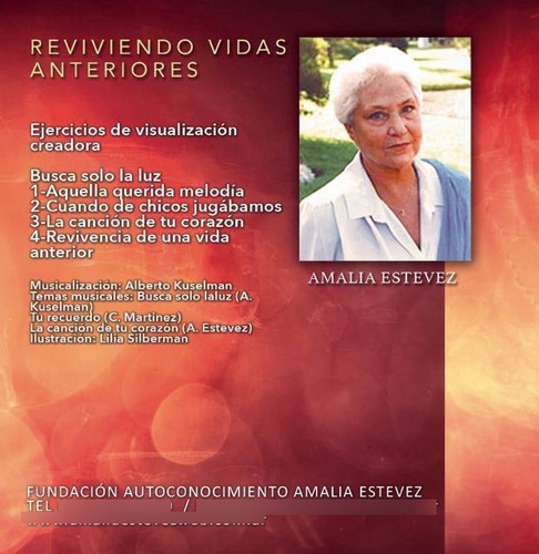 Imagen 2 de 3 de Cd Reviviendo Vidas Anteriores, De Amalia Estevez