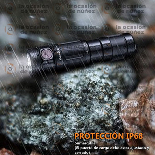 Imagen 4 de 8 de Linterna De Mano Fenix E09r Led Usb 600 L Recargable Llavero