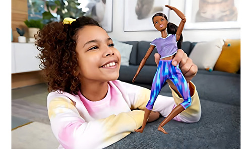 Muñeca Barbie Made To Move Articulada Nº 6 Mattel