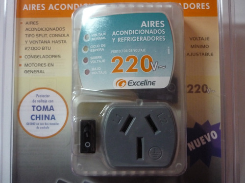 Protector De Voltaje Exceline Para Refrigeración Y Aires 