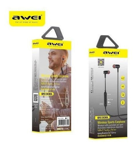 Audifonos Deportivos Awei B930bl Con Bluetooth Kusa-b930bl-1
