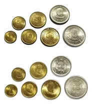 Comprar Monedas Perú Intis Miguel Grau Set X 7 Und 1980 - 1985 Unc