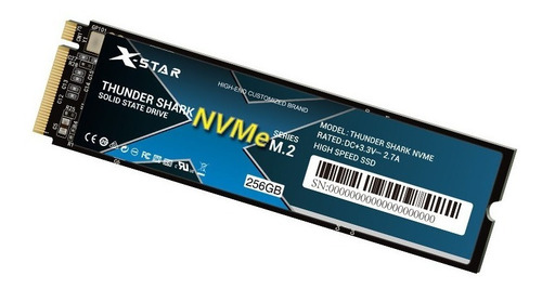 Imagen 3 de 4 de 256gb M.2 Disco Solido Ssd Pcie Nvme Gen3x4 2280mm