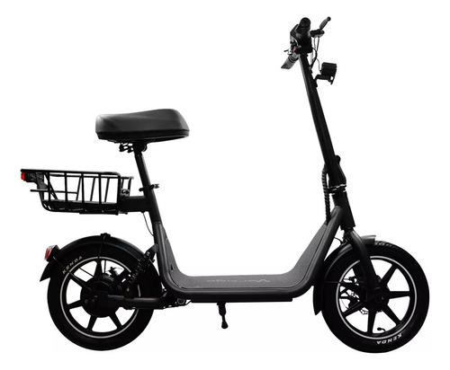 Scooter Electrico Patin Con Asiento Negro Vorago Sc-400