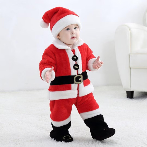 Disfraces De Papá Noel Unisex For Bebé, Ropa De Vestir