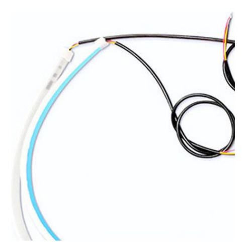 Luz De Tira Led Flexível Para Carro De 30 Cm, Sequencial, Di