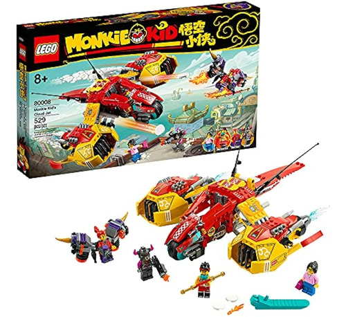 Lego Monkie Kid: Kit De Construcción De Aviones Cloud Jet 80