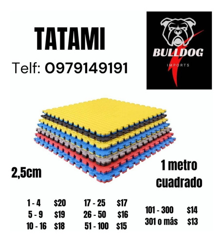 Tatami X Mayor Y Menor Academias Guardería Terapia Mma Ufc 