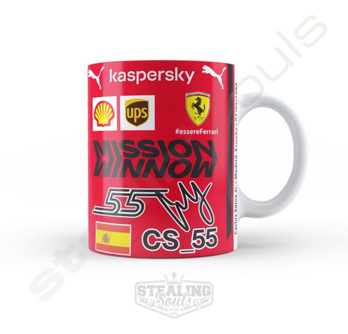 Taza Porcelana Fierrera - Carlos Sainz Jr. #03 | Formula 1