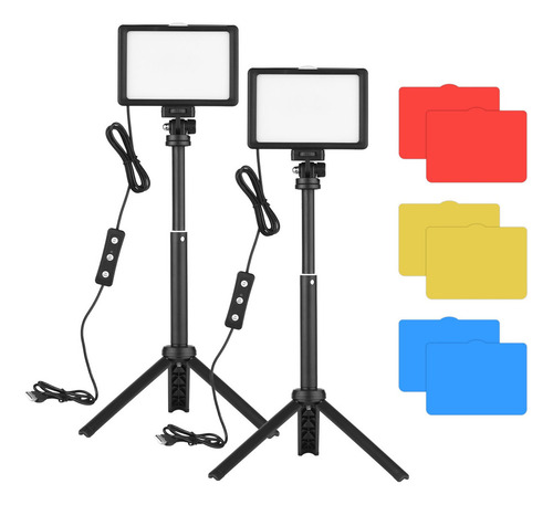 Za Equipo De Iluminación De Videoconferencia De Andoer Usb