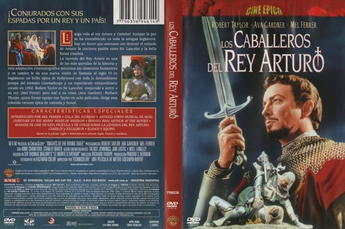 Los Caballeros Del Rey Arturo - Dvd Original - Buen Estado