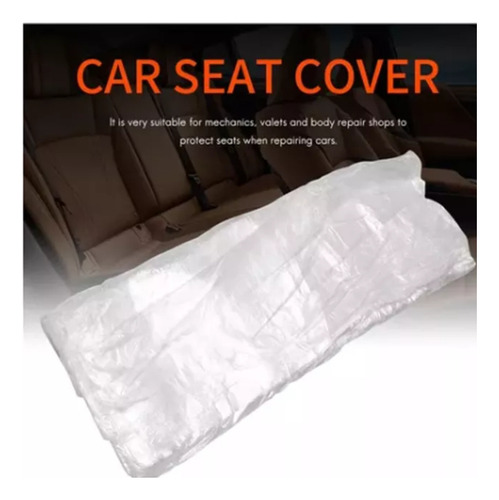Cubre Asiento Desechables Para Autos Blanco 100 Unidades