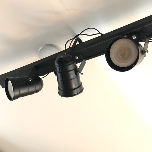 Imagem 5 de 6 de 12x Canhão Refletor Par 20 Preto C/ Soquete E-27 - Spot